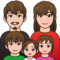 Family - Medium Light emoji on Emojidex